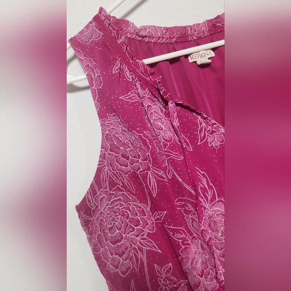 Merona Pink Sleeveless Midi Dress-Size XXL - Picture 7 of 14